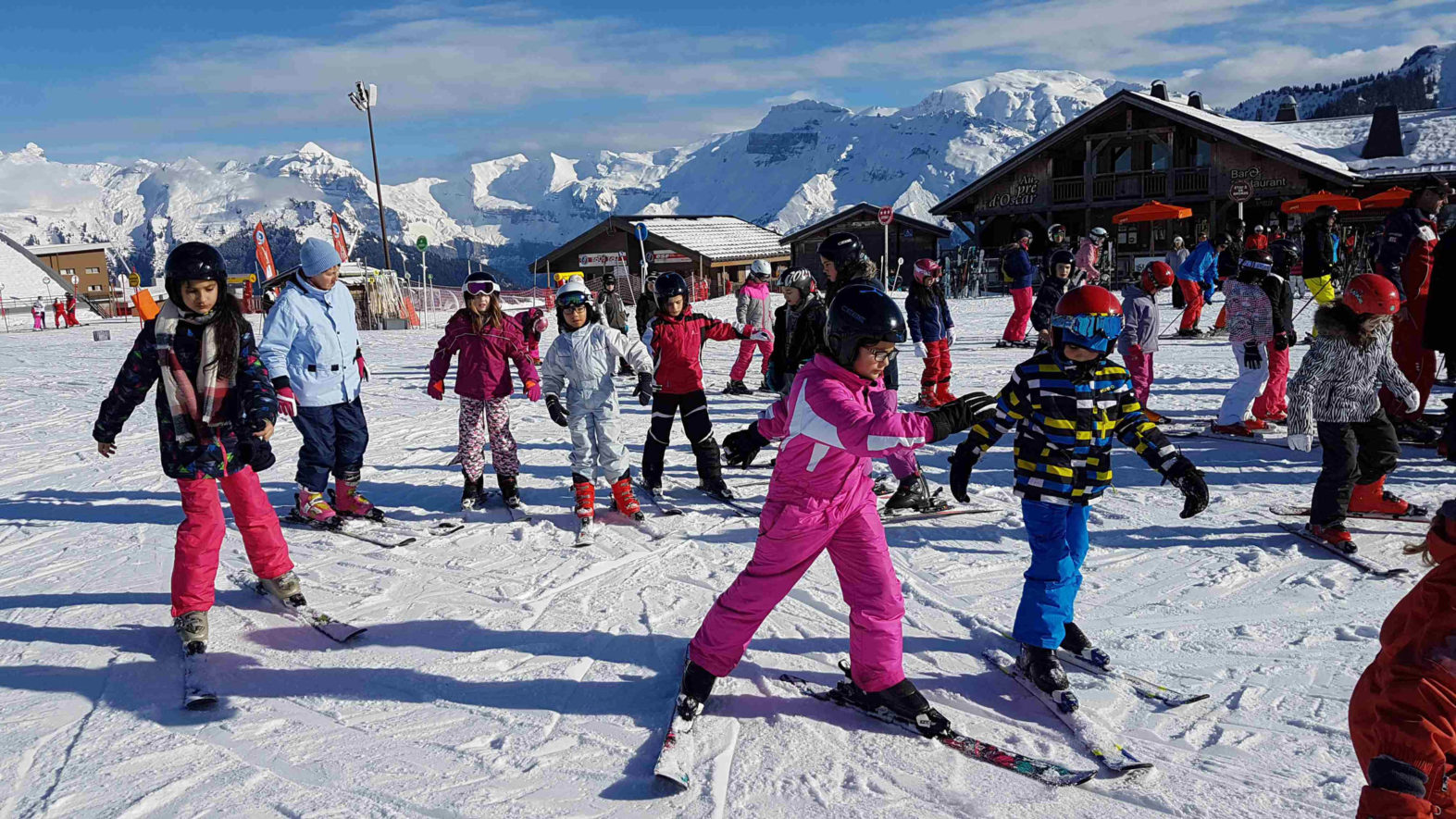 Classe de neige à Sixt Fer à Cheval janvier 2019 Haute Savoie