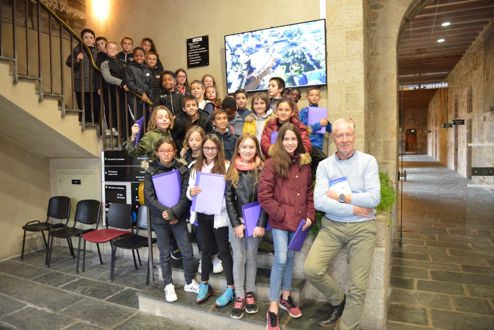 Visite de la Mairie de Guingamp