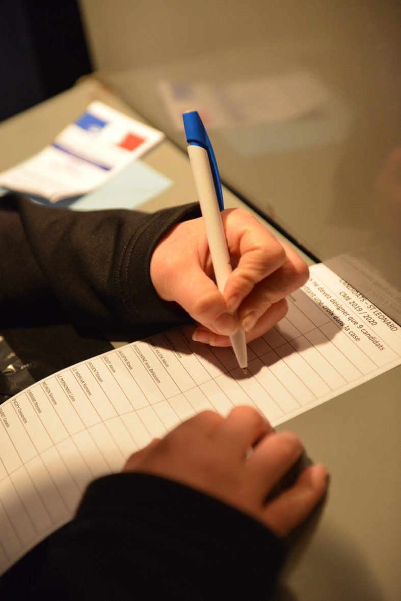 Jour d’élection, un beau moment de démocratie !