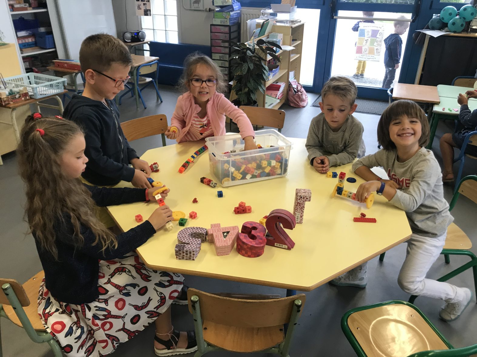 Les ateliers Mathématiques des GS de la quinzaine