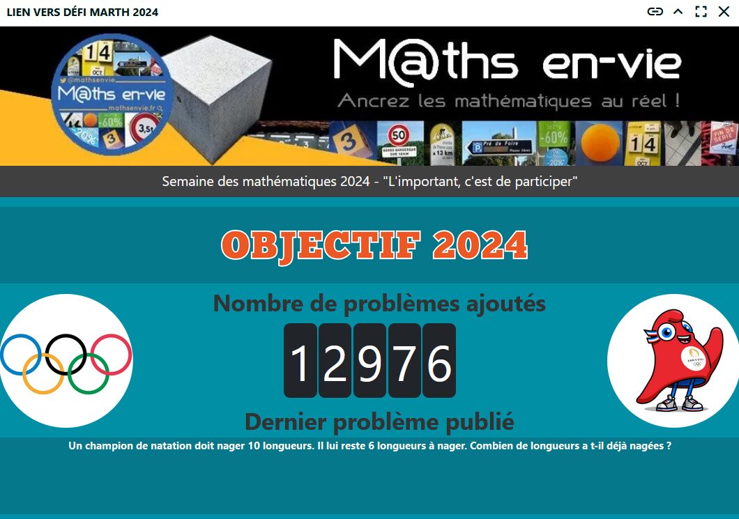 La semaine des math