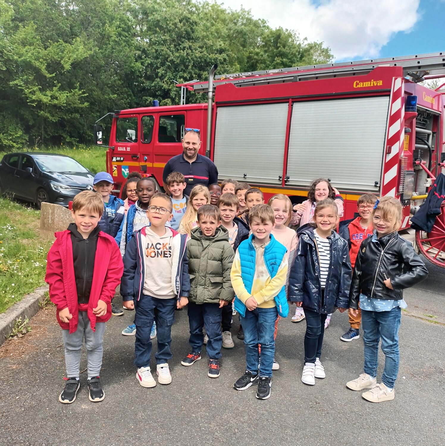 Chez les pompiers !